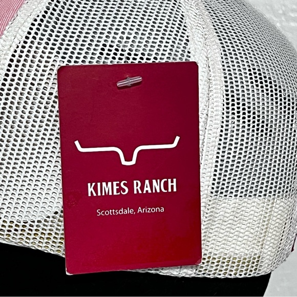 Kimes Ranch El Paso Women’s Trucker Hat Blush Pink Leather Suede Cowgirl - Picture 9 of 10